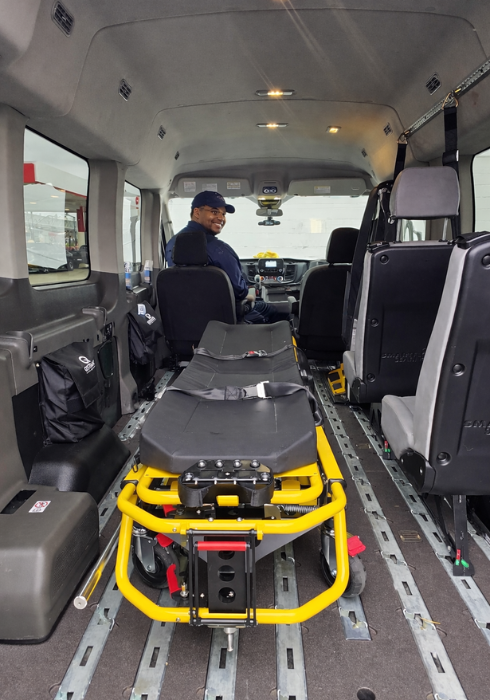 schedule gurney or stretcher transportation in oakland.